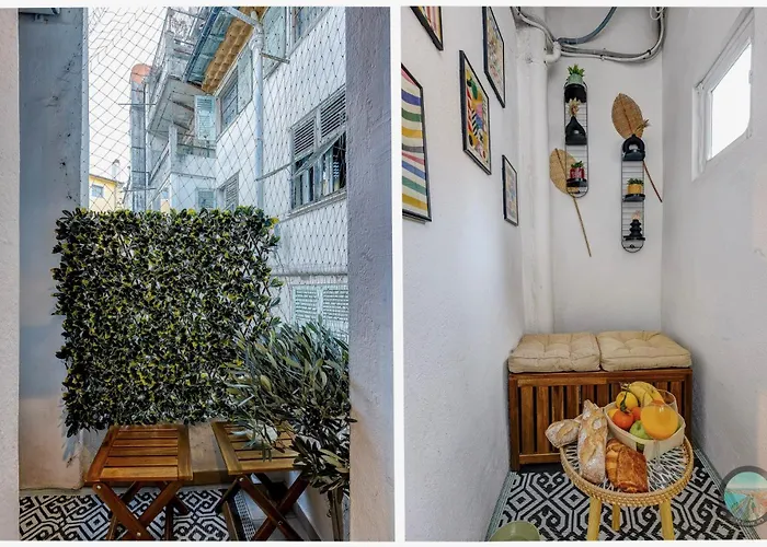 Chic Industrial Loft Quiet Garibaldi Ac Balcony Apartman Nizza